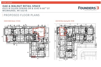 W Silver Spring Dr & N 60th St, Milwaukee, WI en alquiler Plano de la planta- Imagen 1 de 1