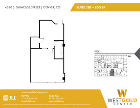 4380 S Syracuse St, Denver, CO en alquiler Plano de la planta- Imagen 1 de 1