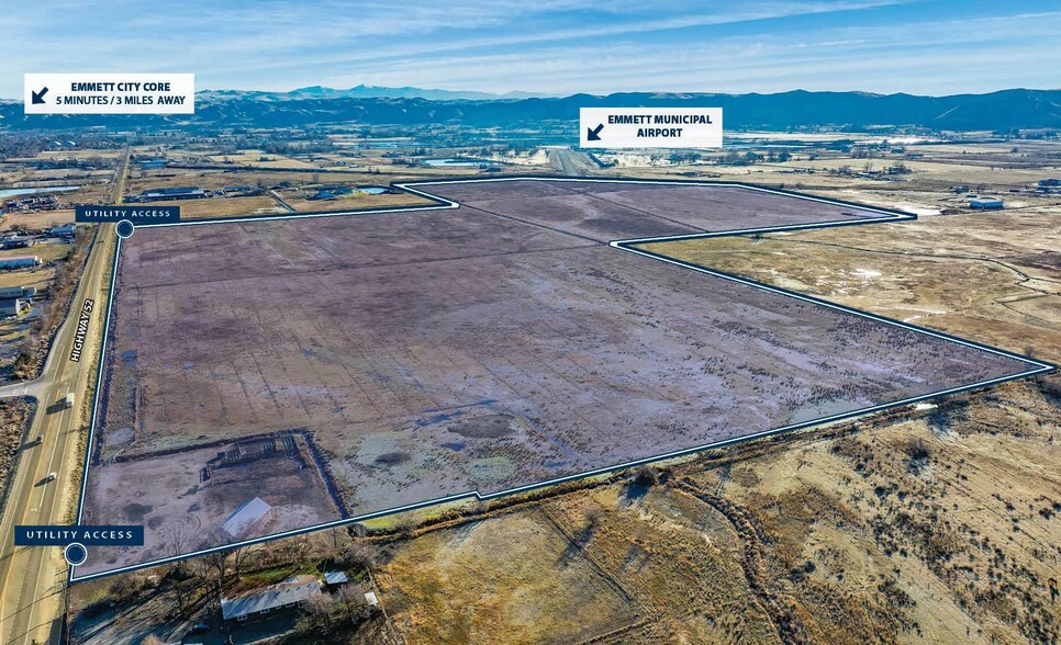 2719 Highway 52, Emmett, ID en venta - Vista aérea - Imagen 2 de 9