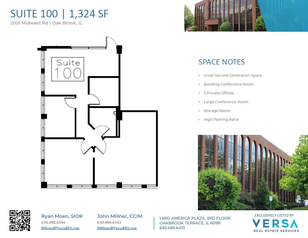 2001 Midwest Rd, Oak Brook, IL en alquiler Plano de la planta- Imagen 1 de 1