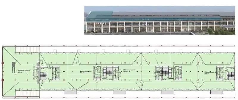 23 Place De La Joliette, Marseille en alquiler Plano de la planta- Imagen 1 de 1