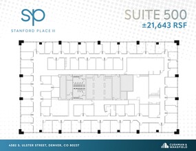 4582 S Ulster St, Denver, CO en alquiler Plano de la planta- Imagen 1 de 1