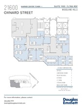 21600 Oxnard St, Woodland Hills, CA en alquiler Plano de la planta- Imagen 1 de 1