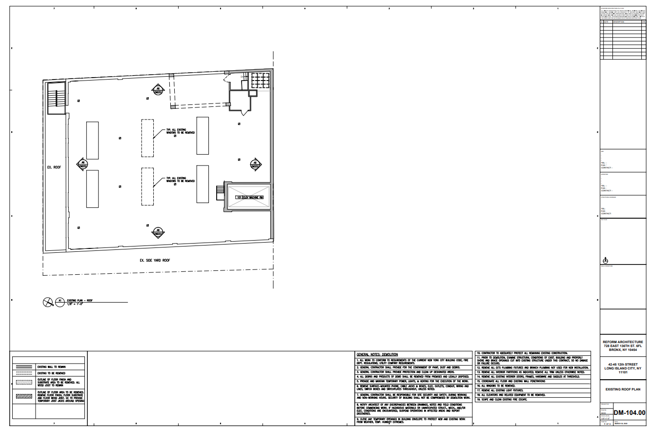 42-45 12th St, Long Island City, NY en alquiler Plano de la planta- Imagen 1 de 2