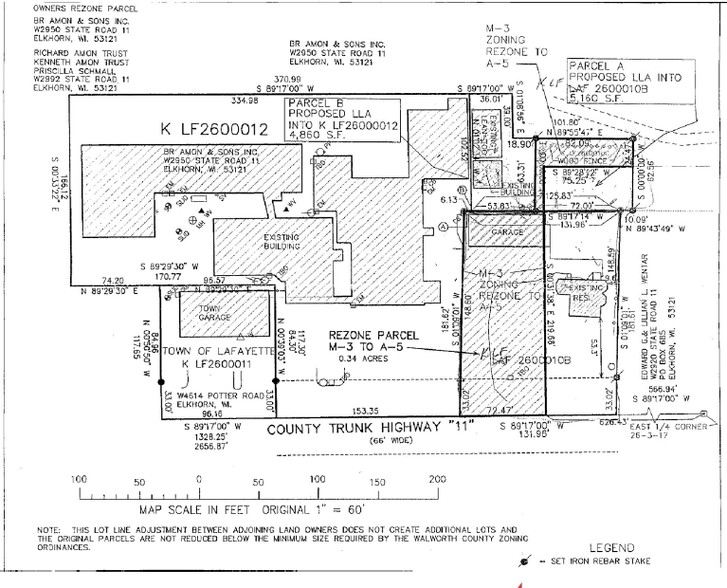 W2950 State Road 11, Elkhorn, WI en venta - Plano de solar - Imagen 2 de 2