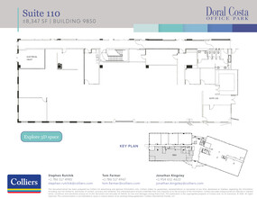 9850 NW 41st St, Doral, FL en alquiler Plano de la planta- Imagen 1 de 1