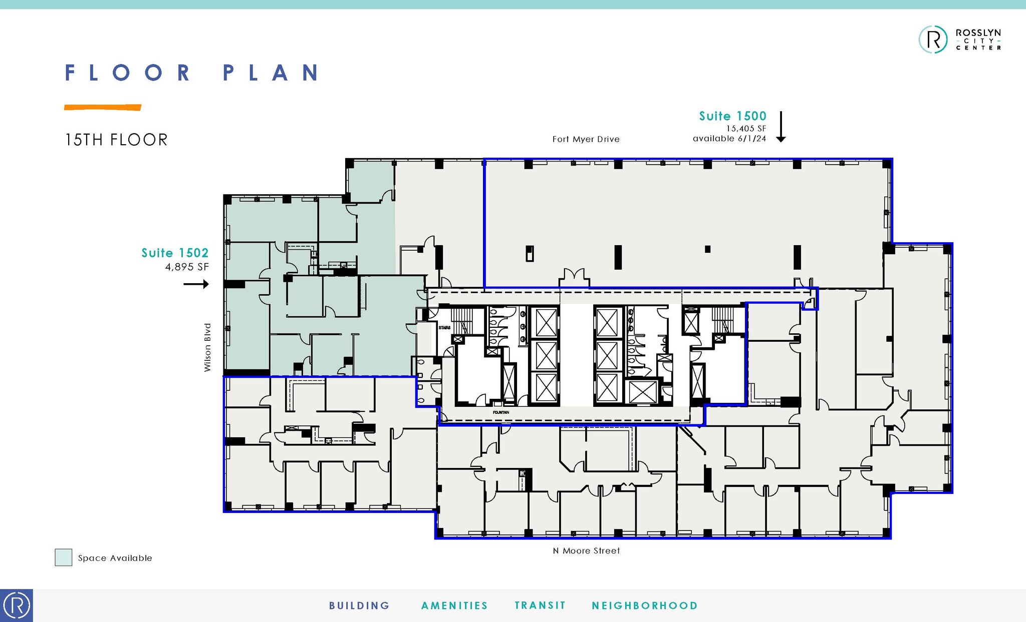 1700 N Moore St, Arlington, VA en alquiler Plano de la planta- Imagen 1 de 1