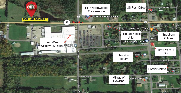 800 Ellingson Ave, Hawkins, WI en venta - Foto del edificio - Imagen 3 de 3