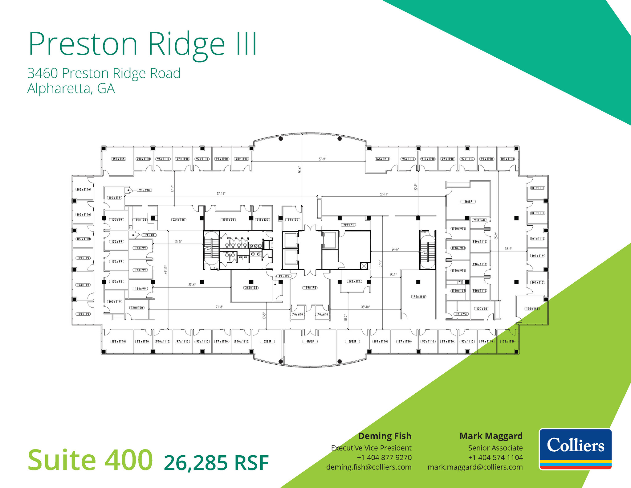 3460 Preston Ridge Rd, Alpharetta, GA en alquiler Plano de la planta- Imagen 1 de 1