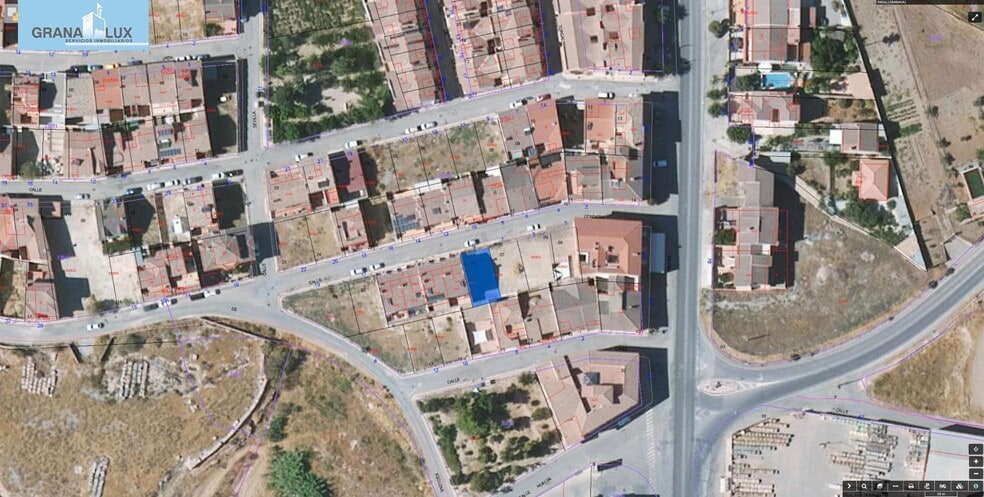Calle Córdoba, Padul, Granada en venta - Vista aérea - Imagen 3 de 5