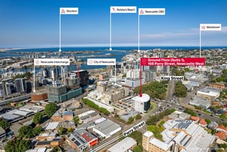 168 Parry St, Newcastle West, NSW - Aérea  vista de mapa - Image1