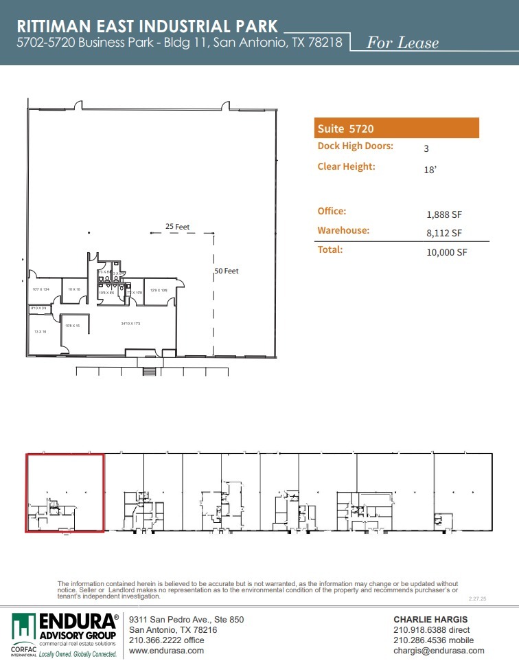 5702-5720 Business Park, San Antonio, TX en alquiler Plano de la planta- Imagen 1 de 1