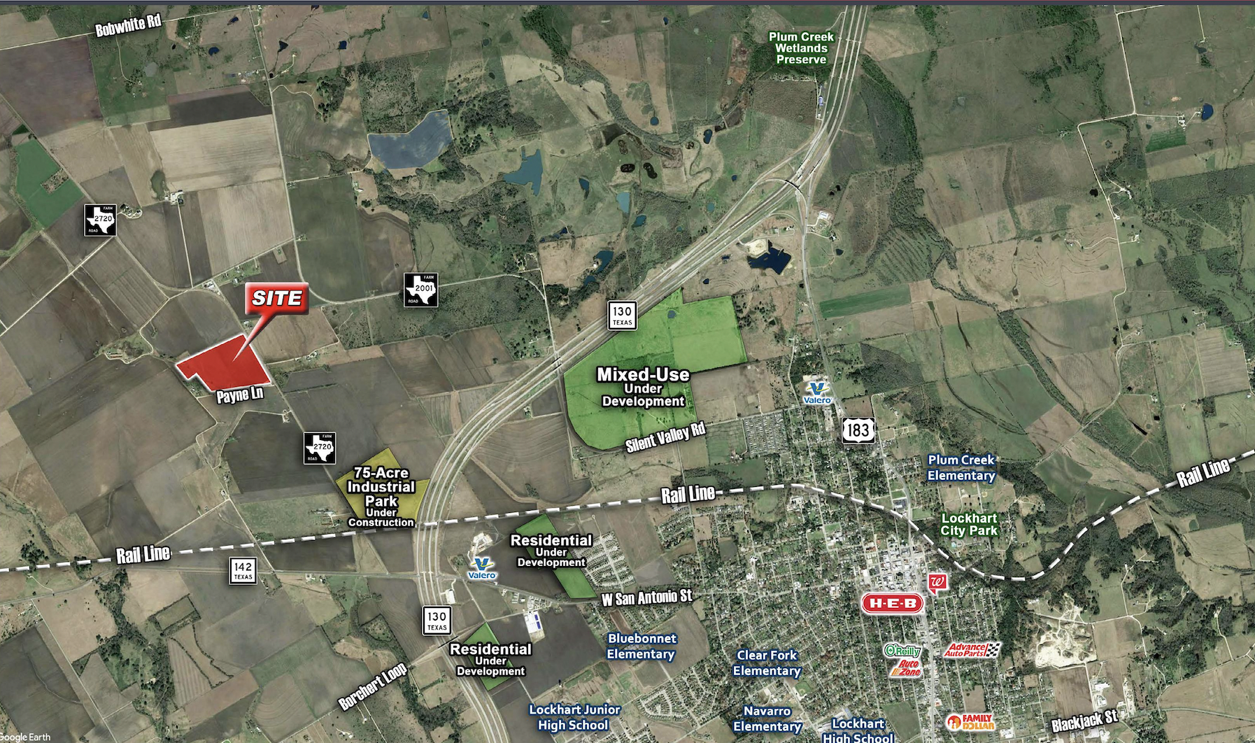 FM 2720 & Payne Ln, Lockhart, TX en venta Foto del edificio- Imagen 1 de 2