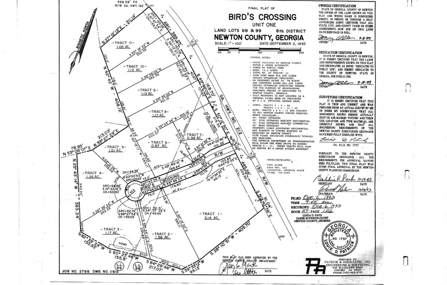 2239 Highway 212, Covington, GA en venta - Plano de solar - Imagen 2 de 18