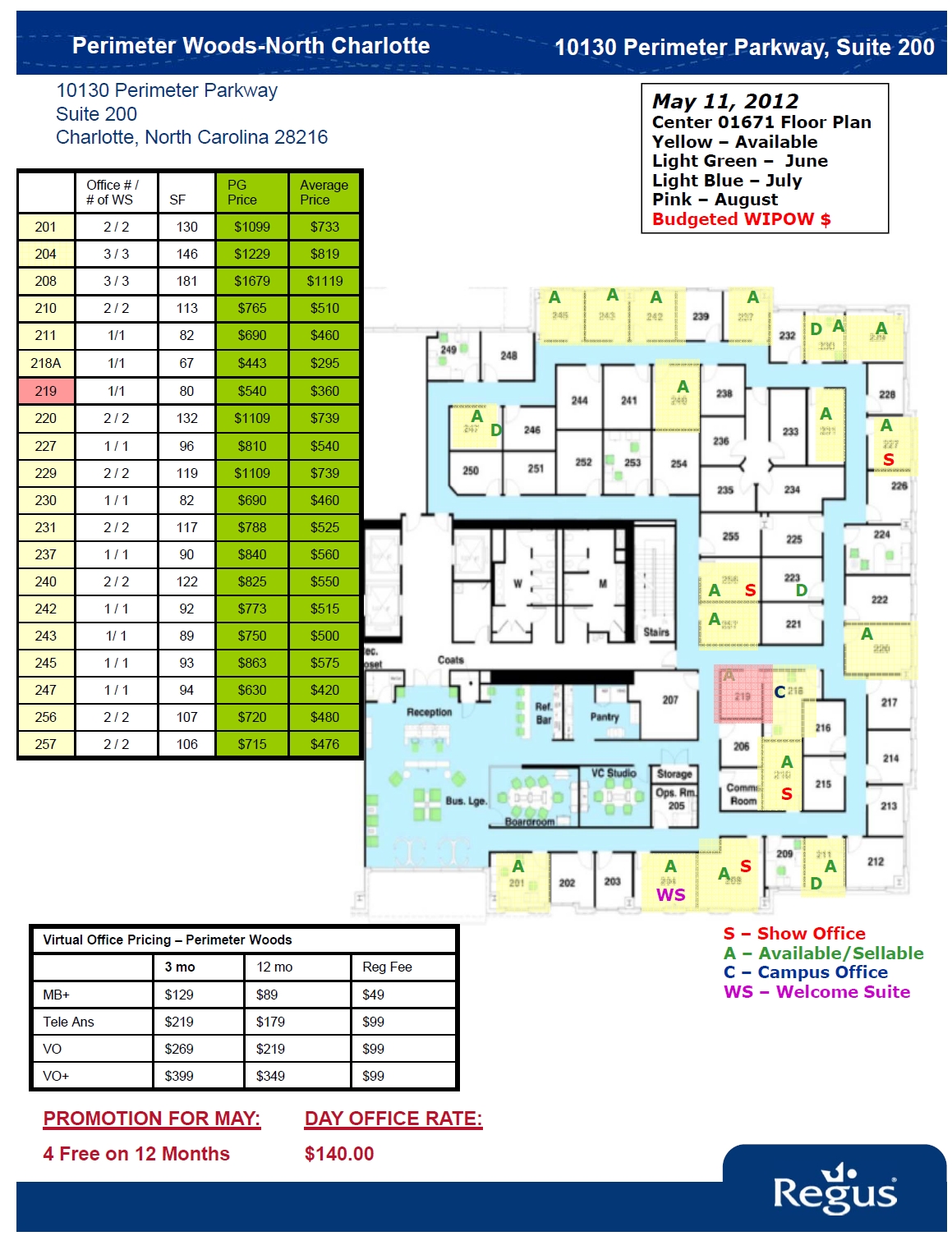 10130 Perimeter Pky, Charlotte, NC en alquiler Plano de la planta- Imagen 1 de 6