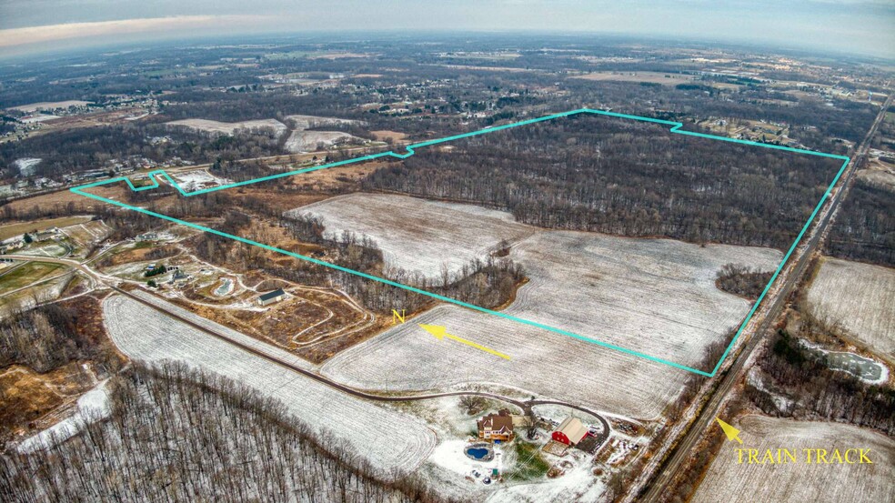 Grand River & Nicholson Rd, Fowlerville, MI en venta - Vista aérea - Imagen 1 de 7