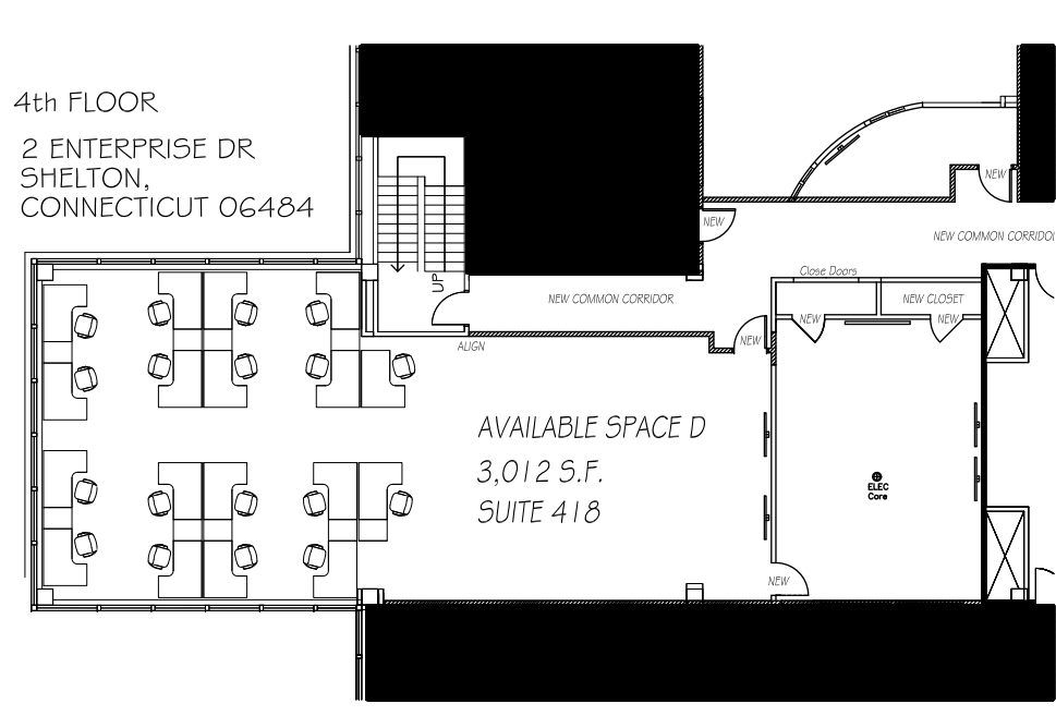 2 Enterprise Dr, Shelton, CT en alquiler Plano de la planta- Imagen 1 de 1