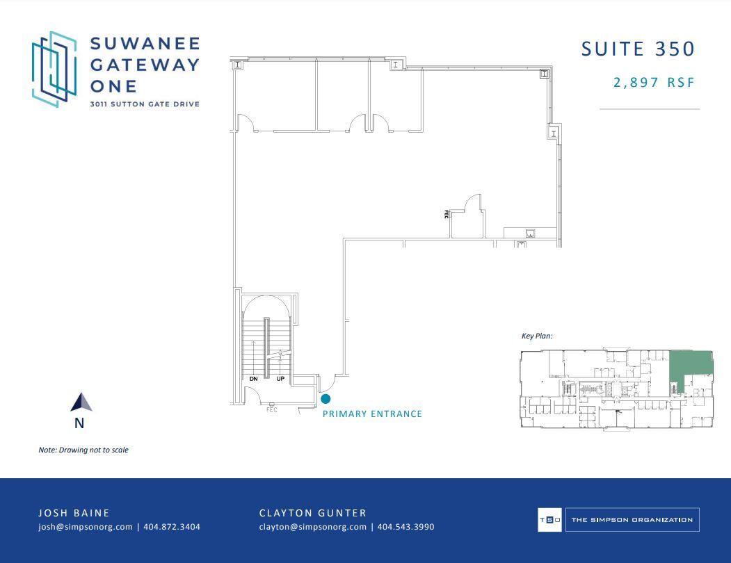 3011 Sutton Gate Dr E, Suwanee, GA en alquiler Plano de la planta- Imagen 1 de 1