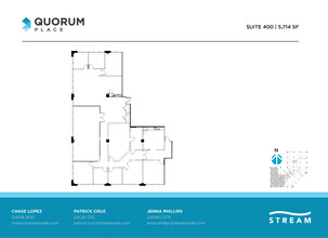 14901 Quorum Dr, Dallas, TX en alquiler Plano de la planta- Imagen 1 de 1