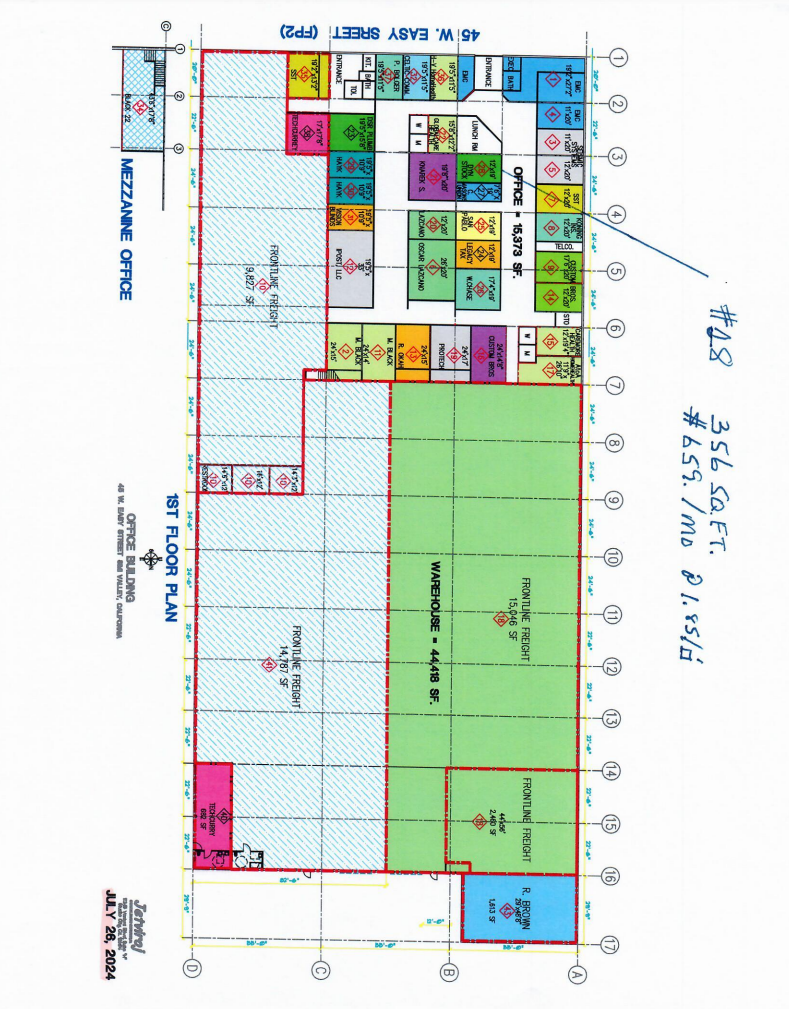 45 W Easy St, Simi Valley, CA en alquiler Plano de la planta- Imagen 1 de 1