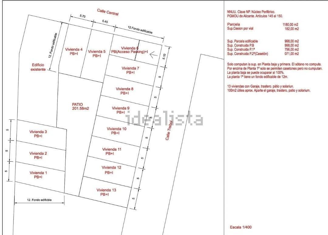 Terreno en Alicante, Alicante en venta Foto del edificio- Imagen 1 de 2