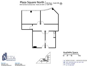 4360 Chamblee Dunwoody Rd, Atlanta, GA en alquiler Plano de la planta- Imagen 1 de 2