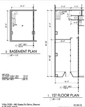 983-989 Santa Fe Dr, Denver, CO en alquiler Plano de la planta- Imagen 2 de 2