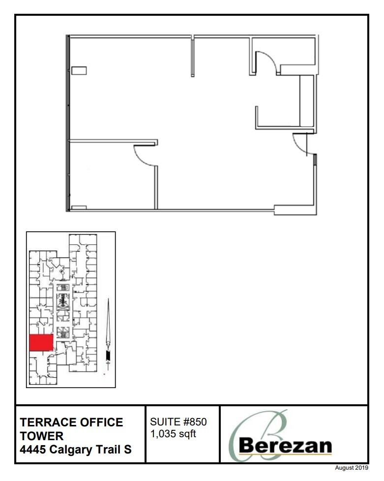 4445 Calgary Trl, Edmonton, AB en alquiler Plano de la planta- Imagen 1 de 1