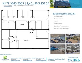 2625 Butterfield Rd, Oak Brook, IL en alquiler Plano de la planta- Imagen 2 de 2