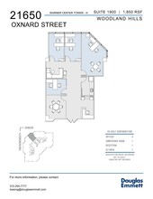 21650 Oxnard St, Woodland Hills, CA en alquiler Plano de la planta- Imagen 1 de 1