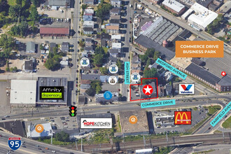 1832 Commerce Dr, Bridgeport, CT - VISTA AÉREA  vista de mapa