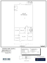 2501 Central Pky, Houston, TX en alquiler Plano de la planta- Imagen 1 de 1