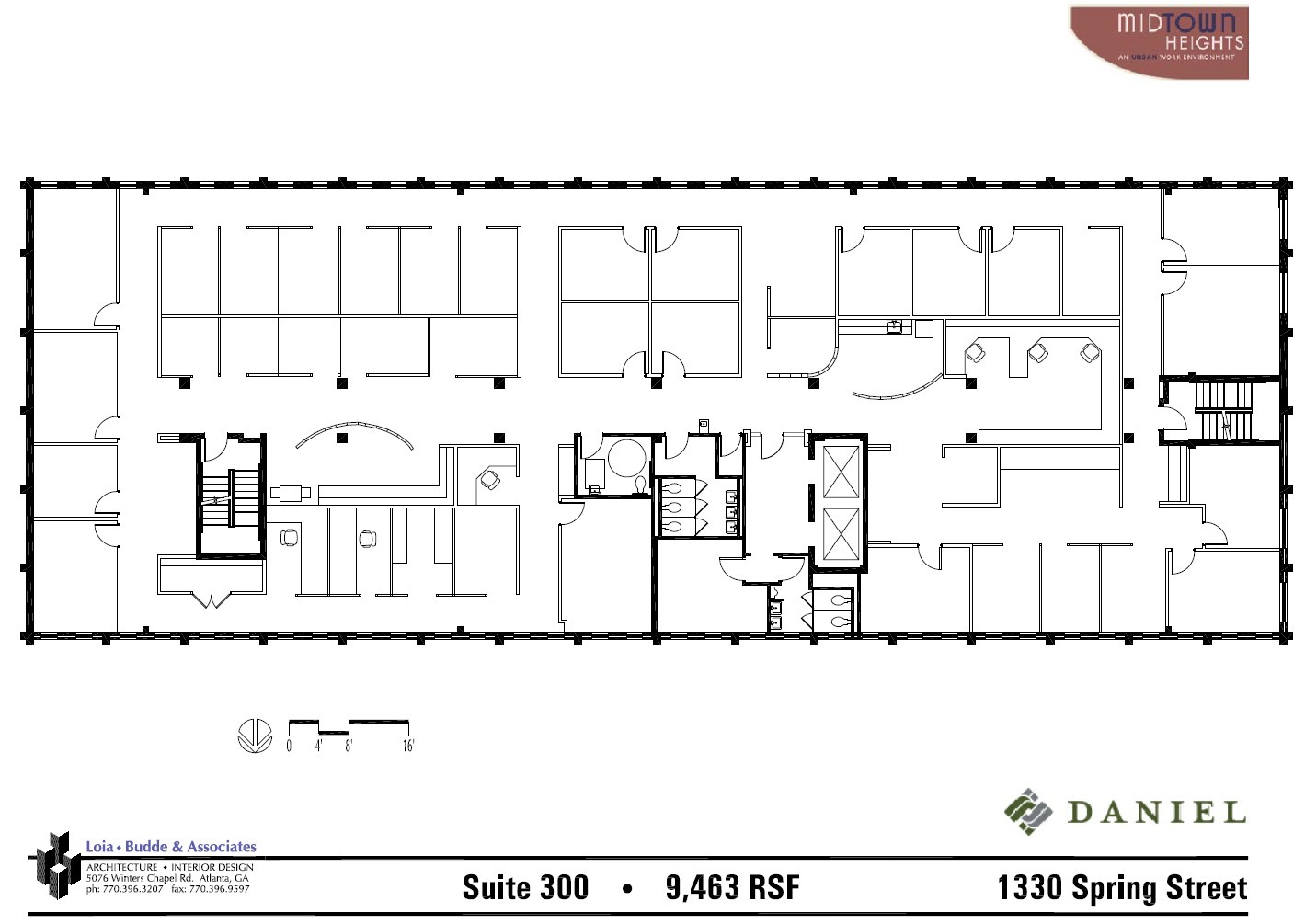 1330 Spring St NW, Atlanta, GA en alquiler Plano de la planta- Imagen 1 de 1