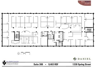 1330 Spring St NW, Atlanta, GA en alquiler Plano de la planta- Imagen 1 de 1