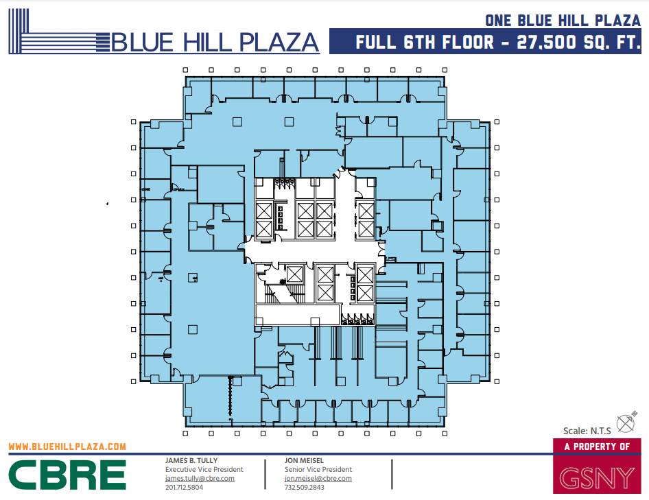 1 Blue Hill Plz, Pearl River, NY en alquiler Plano de la planta- Imagen 1 de 8