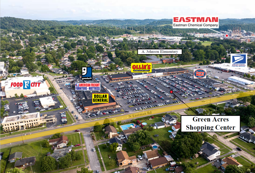 1101-1197 N Eastman Rd, Kingsport, TN en alquiler - Foto del edificio - Imagen 1 de 5