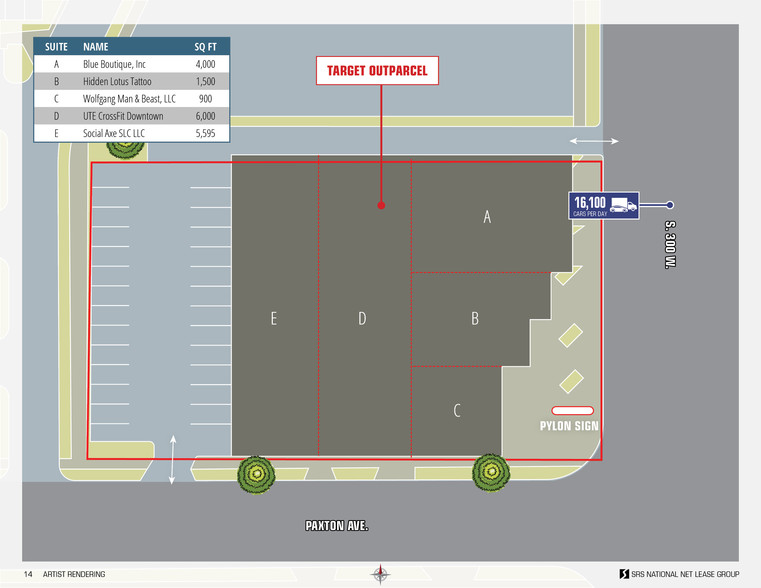 1154 S 300 W, Salt Lake City, UT en alquiler - Plano del sitio - Imagen 2 de 4