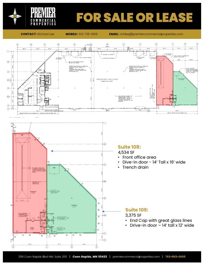 3801 Thurston Ave NW, Anoka, MN en venta Plano de planta tipo- Imagen 1 de 3