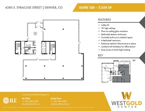 4380 S Syracuse St, Denver, CO en alquiler Plano de la planta- Imagen 2 de 2