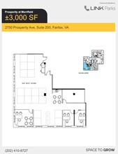 2701 Prosperity Ave, Merrifield, VA en alquiler Plano de la planta- Imagen 2 de 2