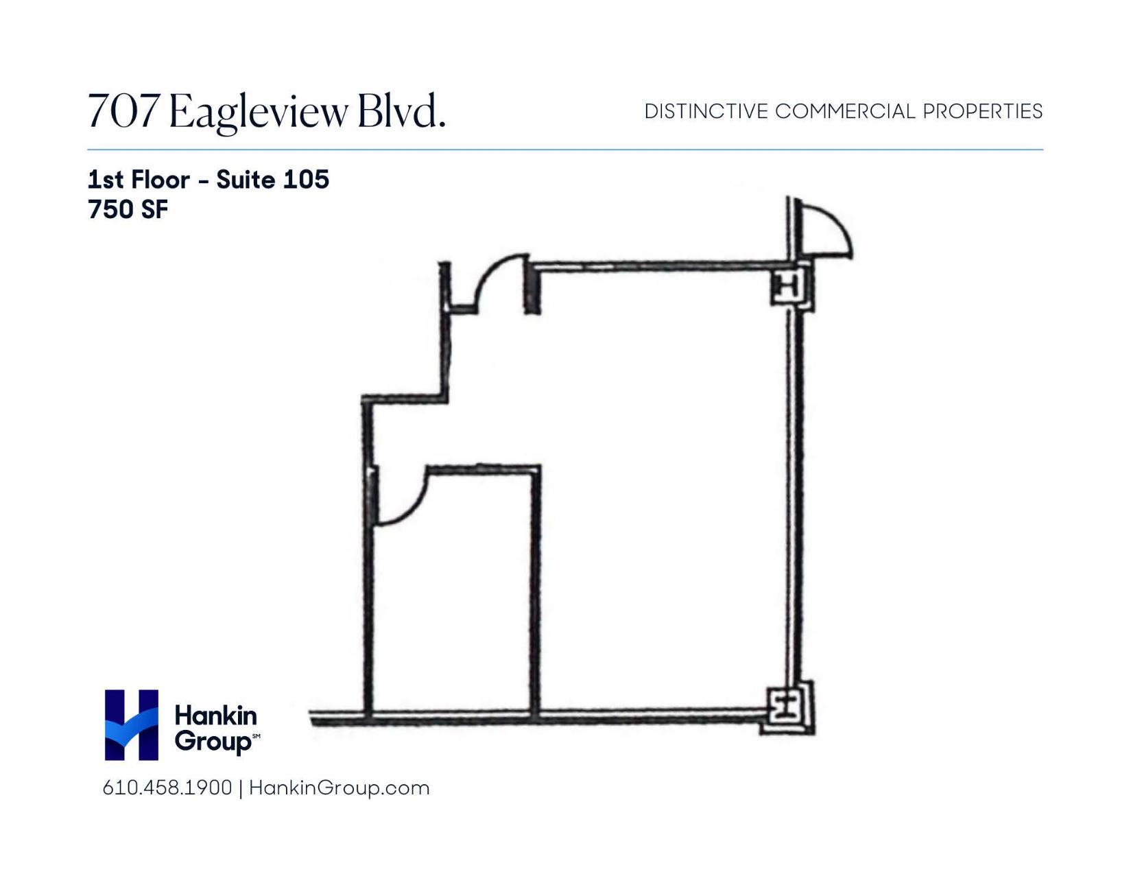 505 Eagleview Blvd, Exton, PA en alquiler Plano de la planta- Imagen 1 de 5