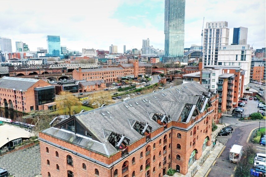 Castlefield, Manchester en alquiler - Vista aérea - Imagen 2 de 7