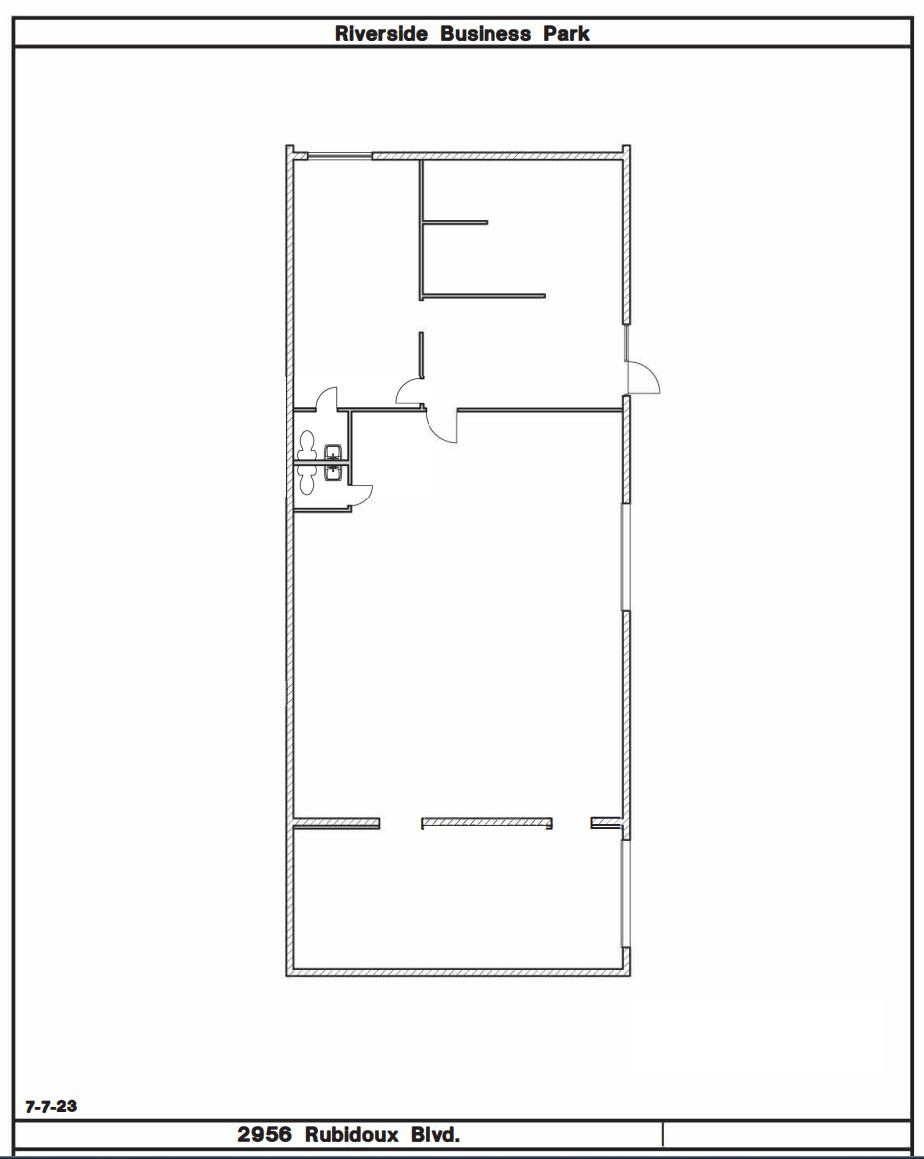 2956 Rubidoux Blvd, Jurupa Valley, CA en venta Plano de la planta- Imagen 1 de 1