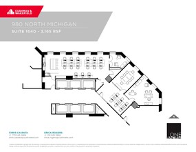 980 N Michigan Ave, Chicago, IL en alquiler Plano de la planta- Imagen 1 de 1