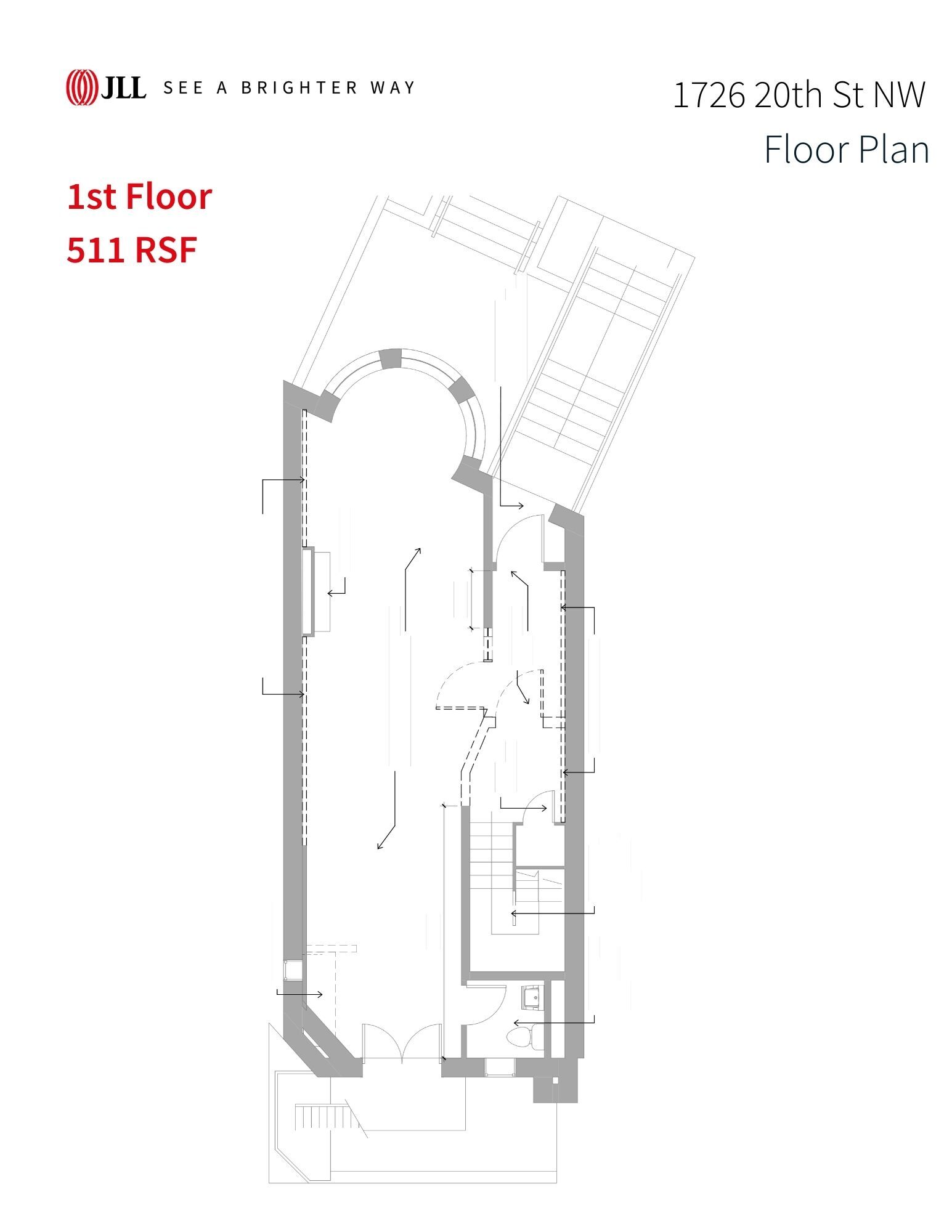 1726 20th St NW, Washington, DC en venta Plano de la planta- Imagen 1 de 1