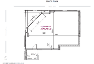 3800 S Mentone Ave, Culver City, CA en alquiler Plano de la planta- Imagen 1 de 1