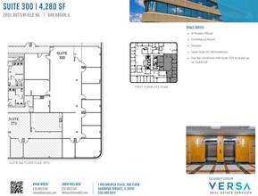 2707 Butterfield Rd, Oak Brook, IL en alquiler Plano de la planta- Imagen 1 de 2