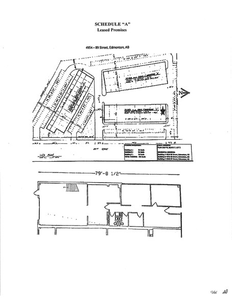 4934-4954 89 St NW, Edmonton, AB en alquiler - Plano del sitio - Imagen 1 de 5