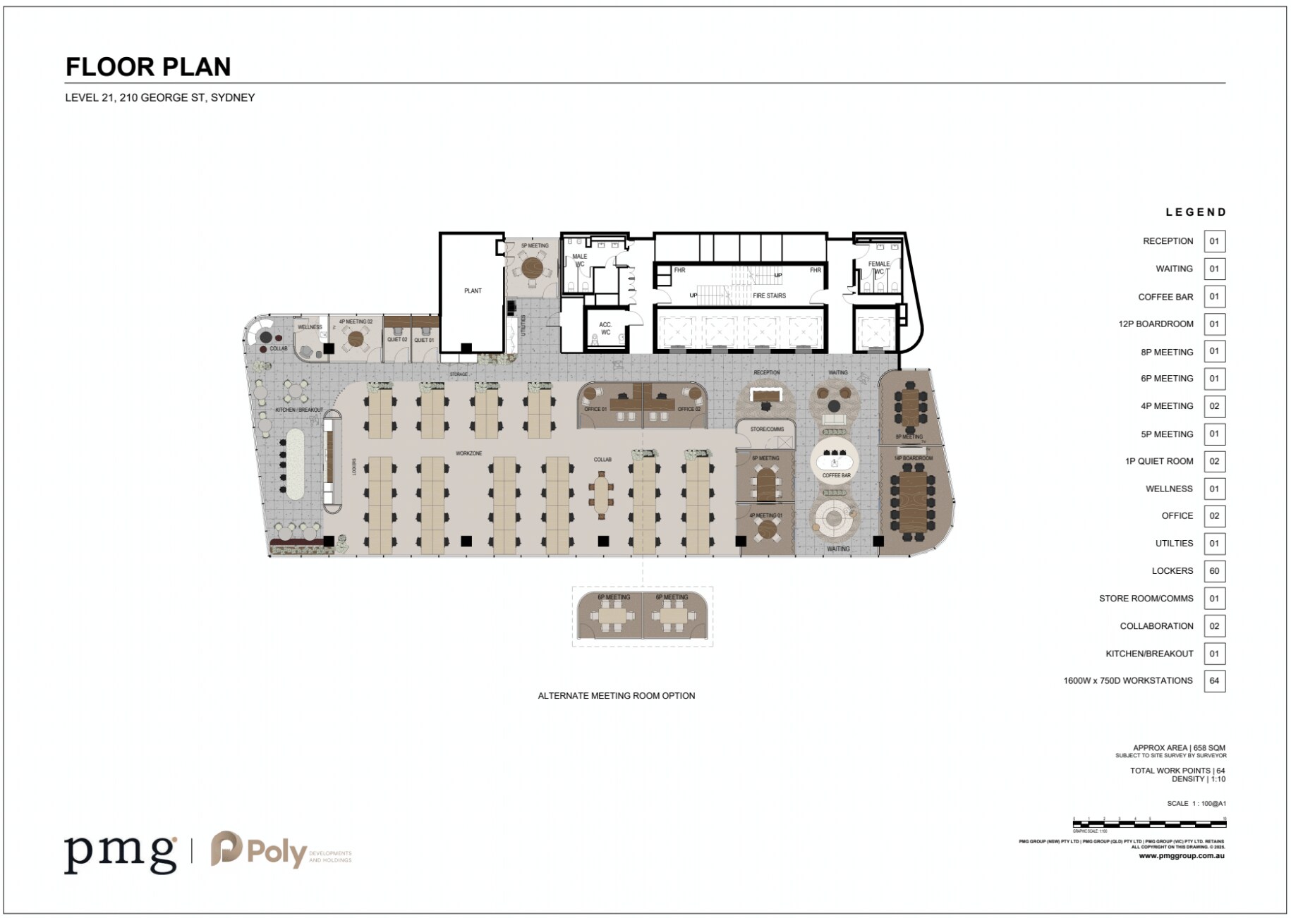 210 George St, Sydney en alquiler Plano de la planta- Imagen 1 de 4