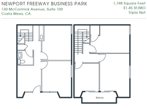 3176 Pullman St, Costa Mesa, CA en alquiler Plano de la planta- Imagen 1 de 1